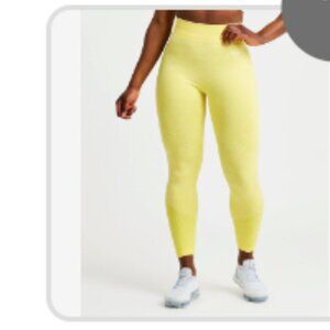 Womens M ABYL Motion Seamless Leggings - Yellow